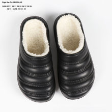 New Design EVA Fur Garden Shoes Winter Keep Wrarm Mens Clogs